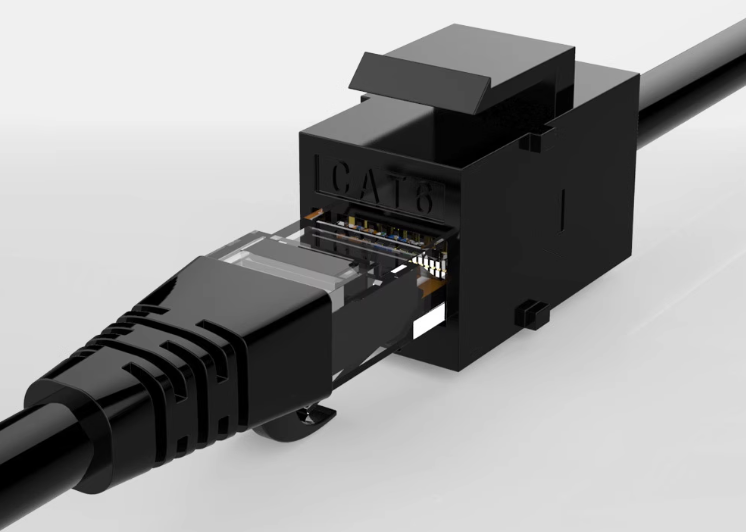 Nhân Wallplate RJ45 dùng cho patch panel CAT6, ACT-6U-88